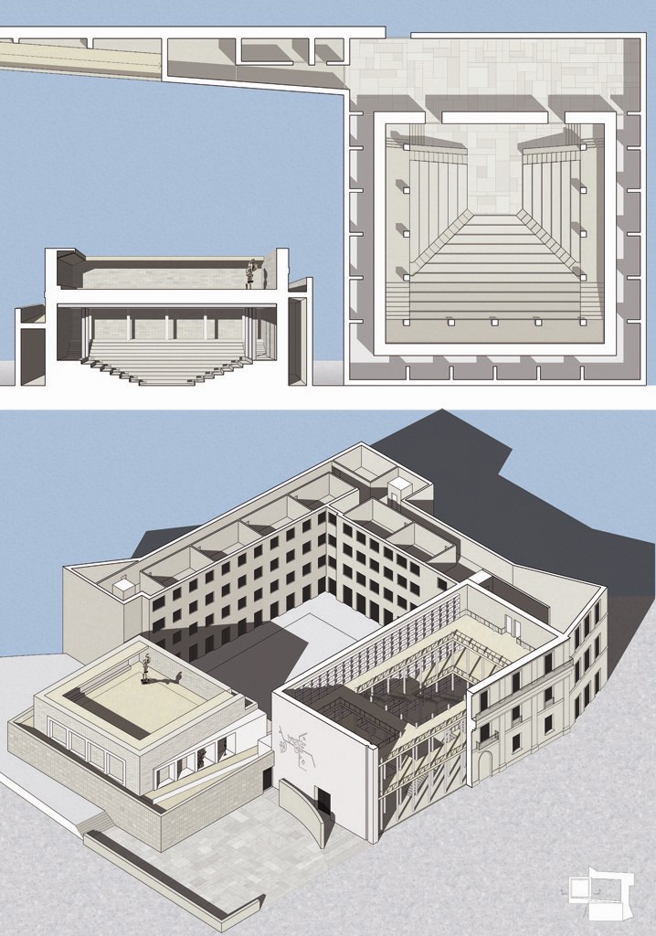 Planimetria biblioteca e auditorium